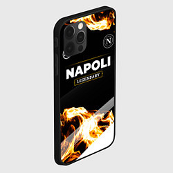 Чехол для iPhone 12 Pro Napoli legendary sport fire, цвет: 3D-черный — фото 2