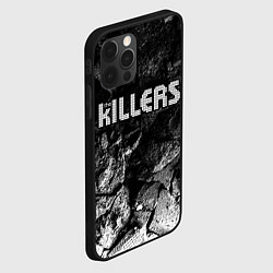 Чехол для iPhone 12 Pro The Killers black graphite, цвет: 3D-черный — фото 2