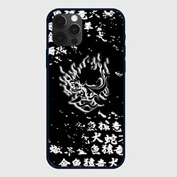 Чехол для iPhone 12 Pro Samurai pattern japan 2077, цвет: 3D-черный