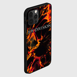 Чехол для iPhone 12 Pro Joy Division red lava, цвет: 3D-черный — фото 2