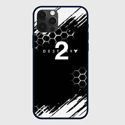 Чехол для iPhone 12 Pro Destiny абстракция краски рпг, цвет: 3D-черный