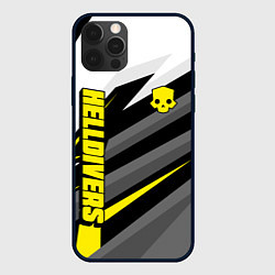Чехол для iPhone 12 Pro Helldivers 2: Uniform Yellow x White, цвет: 3D-черный