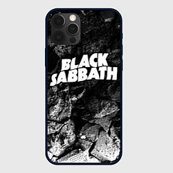 Чехол iPhone 12 Pro Black Sabbath black graphite