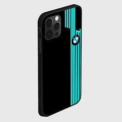 Чехол для iPhone 12 Pro BMW sport line geometry, цвет: 3D-черный — фото 2