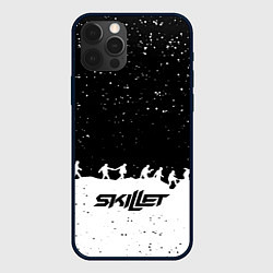 Чехол для iPhone 12 Pro Skillet rock music band, цвет: 3D-черный