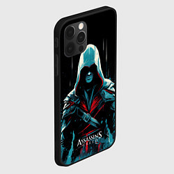 Чехол для iPhone 12 Pro Assassins creed ночной образ, цвет: 3D-черный — фото 2