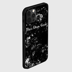 Чехол для iPhone 12 Pro Three Days Grace black ice, цвет: 3D-черный — фото 2