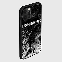 Чехол для iPhone 12 Pro Foo Fighters black graphite, цвет: 3D-черный — фото 2