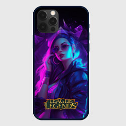 Чехол для iPhone 12 Pro League of Legends Kaisa Kda style, цвет: 3D-черный