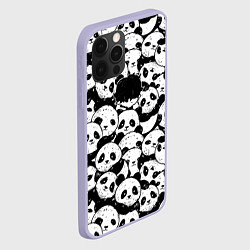 Чехол для iPhone 12 Pro Выходной господина злодея с пандами, цвет: 3D-светло-сиреневый — фото 2