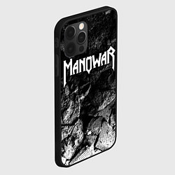Чехол для iPhone 12 Pro Manowar black graphite, цвет: 3D-черный — фото 2