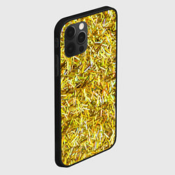 Чехол для iPhone 12 Pro Золотые ленточки, цвет: 3D-черный — фото 2