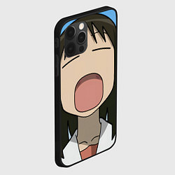 Чехол для iPhone 12 Pro Azumanga Daioh Аюму Касуга зевает, цвет: 3D-черный — фото 2