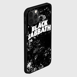 Чехол для iPhone 12 Pro Black Sabbath black ice, цвет: 3D-черный — фото 2