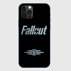 Чехол для iPhone 12 Pro Fallout - Logo, цвет: 3D-черный