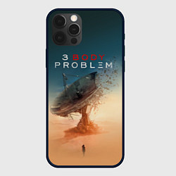 Чехол для iPhone 12 Pro 3 Body Problem - satellite, цвет: 3D-черный