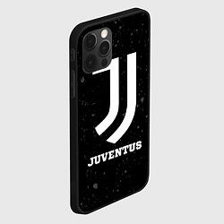 Чехол для iPhone 12 Pro Juventus sport на темном фоне, цвет: 3D-черный — фото 2