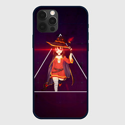 Чехол для iPhone 12 Pro Konosuba Мэгумин cute, цвет: 3D-черный