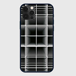 Чехол для iPhone 12 Pro Кубический каркас, цвет: 3D-черный