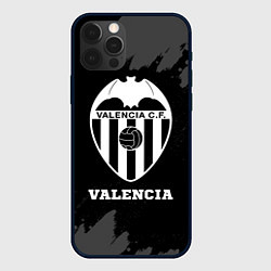 Чехол для iPhone 12 Pro Valencia sport на темном фоне, цвет: 3D-черный