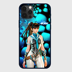 Чехол для iPhone 12 Pro Stellar Blade Eve синие капсулы, цвет: 3D-черный