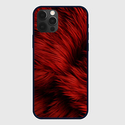 Чехол для iPhone 12 Pro Красная шерсть, цвет: 3D-черный