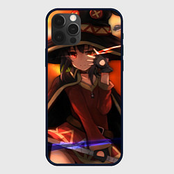 Чехол для iPhone 12 Pro Konosuba Мэгумин cute, цвет: 3D-черный