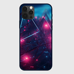 Чехол для iPhone 12 Pro Конструкция с ярким свечением, цвет: 3D-черный