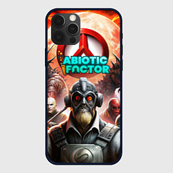 Чехол для iPhone 12 Pro Abiotic Factor атомные монстры, цвет: 3D-черный