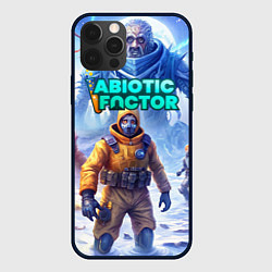 Чехол для iPhone 12 Pro Abiotic Factor ледяной ужас, цвет: 3D-черный