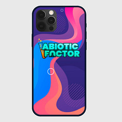 Чехол для iPhone 12 Pro Abiotic Factor яркие полосы, цвет: 3D-черный