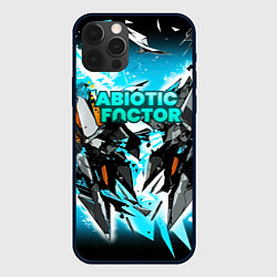 Чехол для iPhone 12 Pro Abiotic Factor лого яркий абстракт, цвет: 3D-черный