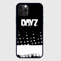 Чехол для iPhone 12 Pro Dayz game pattern logo, цвет: 3D-черный