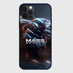 Чехол для iPhone 12 Pro Mass Effect game space, цвет: 3D-черный