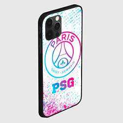 Чехол для iPhone 12 Pro PSG neon gradient style, цвет: 3D-черный — фото 2