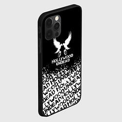 Чехол для iPhone 12 Pro Hollywood Undead rock, цвет: 3D-черный — фото 2