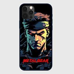 Чехол для iPhone 12 Pro Веном Снейк Metal gear game, цвет: 3D-черный