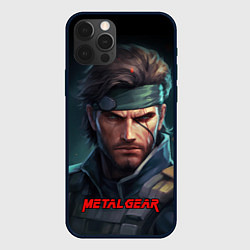 Чехол для iPhone 12 Pro Веном Снейк из игры Metal gear, цвет: 3D-черный