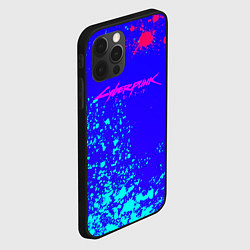 Чехол для iPhone 12 Pro Cyberpunk neon steel, цвет: 3D-черный — фото 2