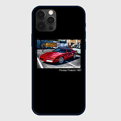 Чехол iPhone 12 Pro Ретро автомобиль Pontiac Firebird 1987 года