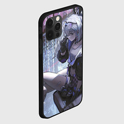 Чехол для iPhone 12 Pro Honkai Star Rail Silver Wolf, цвет: 3D-черный — фото 2