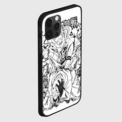 Чехол для iPhone 12 Pro Магическая битва Сукуна чб, цвет: 3D-черный — фото 2
