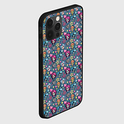 Чехол для iPhone 12 Pro Эмо-стиль в духе 2007 года, цвет: 3D-черный — фото 2