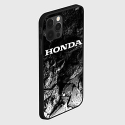 Чехол для iPhone 12 Pro Honda black graphite, цвет: 3D-черный — фото 2