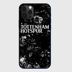 Чехол для iPhone 12 Pro Tottenham black ice, цвет: 3D-черный