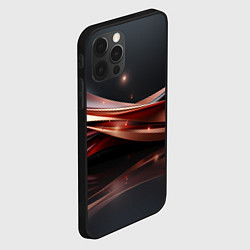 Чехол для iPhone 12 Pro Блестящая изящная геометрия, цвет: 3D-черный — фото 2