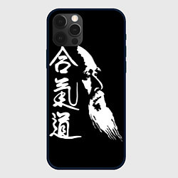Чехол для iPhone 12 Pro Морихэй Уэсиба - создатель айкидо, цвет: 3D-черный