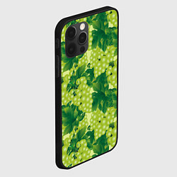 Чехол для iPhone 12 Pro Виноградный паттерн, цвет: 3D-черный — фото 2