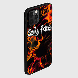 Чехол для iPhone 12 Pro Sally Face red lava, цвет: 3D-черный — фото 2