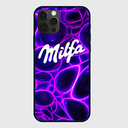 Чехол для iPhone 12 Pro Milfa прикольная надпись, цвет: 3D-черный
